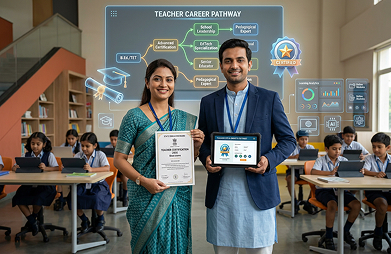 Home 24 Teacher certification in India 2026 - certified teachers receiving credentials in school