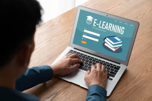 elearning website with modish sofware student study